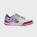 Chuteira Futsal Umbro Pro 5 Bump Club - Adulto BRANCO/ROSA CLA