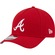 Boné New Era 9forty Mcrown Aframe MLB Atlanta Braves - Adulto VERMELHO