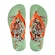 Chinelo Kenner Summer Old School - Infantil Verde/Laranja
