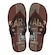 Chinelo Cartago Dakar Classico - Masculino MARROM ESC/MARRO CLA