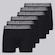 Cueca Boxer Lupo Anatomic Shape 6 Unidades PRETO