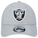 Bone Aba Curva New Era 9FORTY NFL Las Vegas Raiders Core - Adulto CINZA