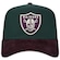 Bone Aba Curva New Era 9FORTY A-Frame NFL Las Vegas Raiders Core - Adulto VERDE