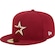 Bone New Era 59FIFTY Fitted Alt Clubhouse 2025 Houston Astros Masculino MBP25BON409 VERMELHO