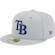 Bone New Era 59FIFTY Fitted Clubhouse 2025 Tampa Bay Rays Masculino MBP25BON391 CINZA