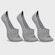 Meia Ultra Invisível Olympikus - 3 Pares - Masculina CINZA