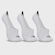 Meia Ultra Invisível Olympikus - 3 Pares - Masculina BRANCO