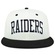 Bone Aba Reta New Era 59FIFTY Fitted NFL Las Vegas Raiders Core - Adulto OFF WHITE
