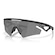 Óculos de Sol Oakley Sphaera Slash Matte 0136 - Unissex PRETO