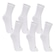 Meia Cano Alto Lupo AM Sport - 3 Pares - Unissex BRANCO