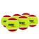Bola de Tênis INNI Stage 3 - 6 Unidades VERMELHO