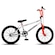 Bicicleta Aro 20 Bmx Cross Freio V Brake - Infantil BRANCO/LARANJA