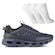 Tênis Olympikus Beats + 3 Pares De Meias - Masculino AZUL ESC/PRETO