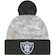 Gorro New Era Las Vegas Raiders NFL Salute to Service 24 Knit - Adulto CINZA