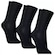 Meia Lupo Am Sport 3 Pares - Unissex PRETO