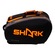 Raqueteira Beach Tennis Shark PRETO/LARANJA