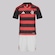 Conjunto Adidas Flamengo I 2025 - Infantil PRETO