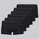 Cueca Sunga Lupo Basic Algodão Com Elastano - 6 Unidades - Masculino PRETO