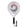 Raquete Padel Compass Control 16k 2025 BRANCO/VERMELHO