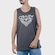 Camiseta Regata Oakley Ellipse Skull Tank Shadow - Masculina CINZA ESCURO