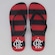 Chinelo do Flamengo Manto I Flamengo 2025 - Masculino VERMELHO