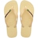 Chinelo Havaianas Brasil Logo - Adulto BEGE