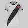 Camisa do Vasco Kappa Supporter Class - Feminina BRANCO