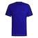 Camiseta adidas Train Essentials 3 Stripes - Masculina AZUL/PRETO