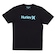 Camiseta Hurley O&O Solid Over WT25 - Masculina PRETO