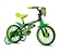 Bicicleta Aro 12 Nathor Black com Rodinhas - Infantil VERDE