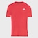 Camiseta adidas Own The Run 3 Listras - Masculina VERMELHO