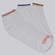 Kit Meia Kappa 3 Pares Cano Baixo - Unissex BRANCO