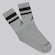 Meia Kappa Sport Cano Alto - Adulto (Tamanho 39 a 43) CINZA