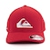 Boné Aba Curva Quiksilver Hologram 3D Logo - Fechado - Adulto VERMELHO