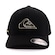 Boné Aba Curva Quiksilver Hologram Outline Omni - Fechado - Adulto PRETO