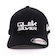 Boné Aba Curva Quiksilver Gradient Broken Type - Fechado - Adulto PRETO