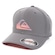 Boné Aba Curva Quiksilver Gradient Logo Signature - Adulto CINZA ESCURO