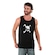 Camiseta Regata Oakley Heritage Skull Tank - Masculina PRETO/BRANCO