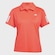 Camisa Adidas Polo Club Tennis Climacool Três Listras - Feminina VERMELHO