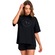 Camiseta Alto Giro Ampla Free - Feminina PRETO