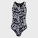 Maiô Fila Australia Print - Feminino PRETO/CINZA