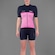 Camisa de Ciclismo Woom Squadra Verona 2021 - Feminina PRETO/ROSA