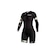 Macaquinho de Ciclismo Manga Longa ERT Smart Forro Gel - Feminino PRETO