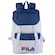 Mochila Fila Icon BRANCO/AZUL ESC