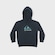 Blusão de Moletom Quiksilver com Capuz Fech Full Logo 280G Kd Male - Infantil MARINHO/PETROLEO