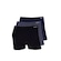 Kit Cueca Hoahi 3X1 Boxer Algodão - Masculina AZUL ESC/CINZA