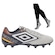 Kit Chuteira de Campo Umbro Techno II + Meião - Adulto CINZA/PRETO