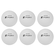 Bola de Tênis de Mesa Fort 3 Estrelas - Pack com 6 Bolinhas BRANCO