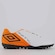 Chuteira Society Adulto Umbro Fifty VI League BRANCO/LARANJA