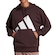 Blusão de Moletom adidas Big Logo com Capuz Canguru - Masculino VINHO